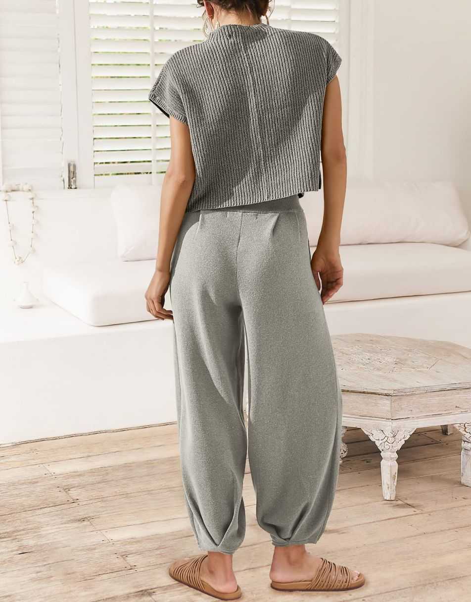 ANRABESS Women's Sweater Tops and Pants Tracksuit Lounge Sets