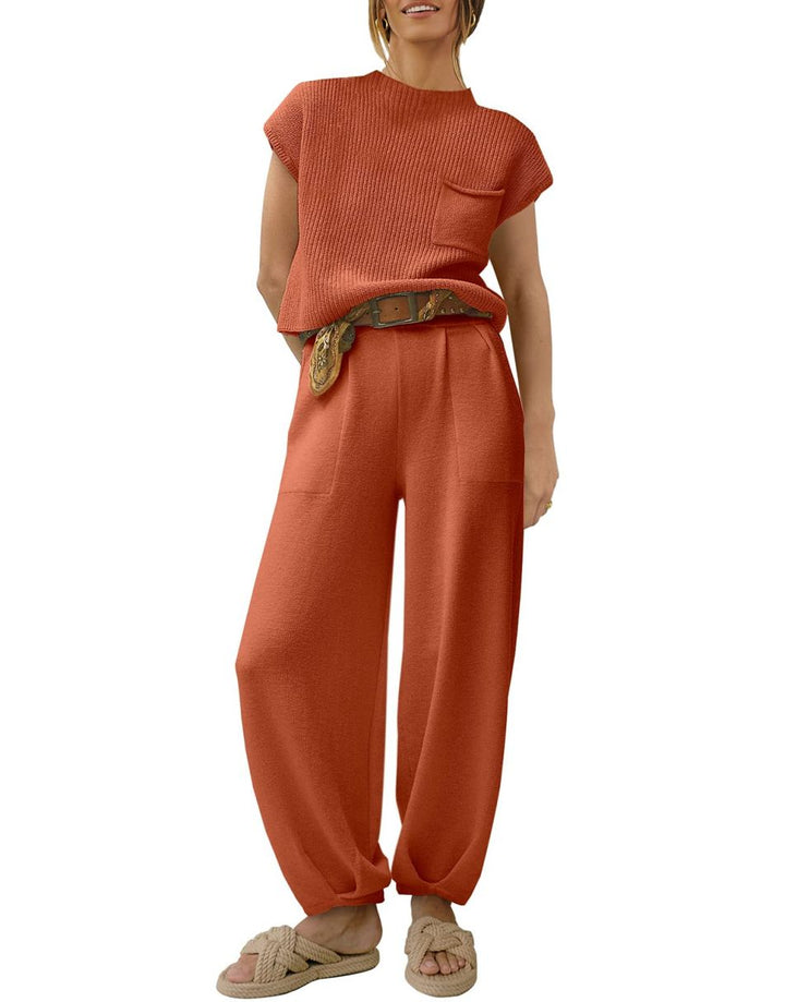 ANRABESS Women's Sweater Tops and Pants Tracksuit Lounge Sets