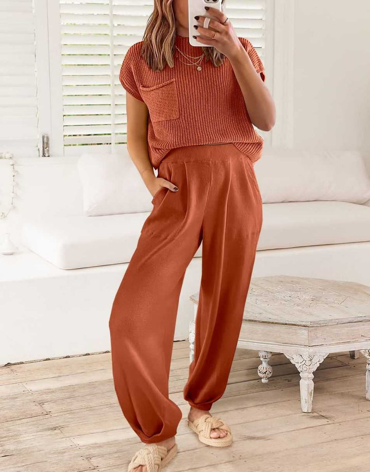 ANRABESS Women's Sweater Tops and Pants Tracksuit Lounge Sets