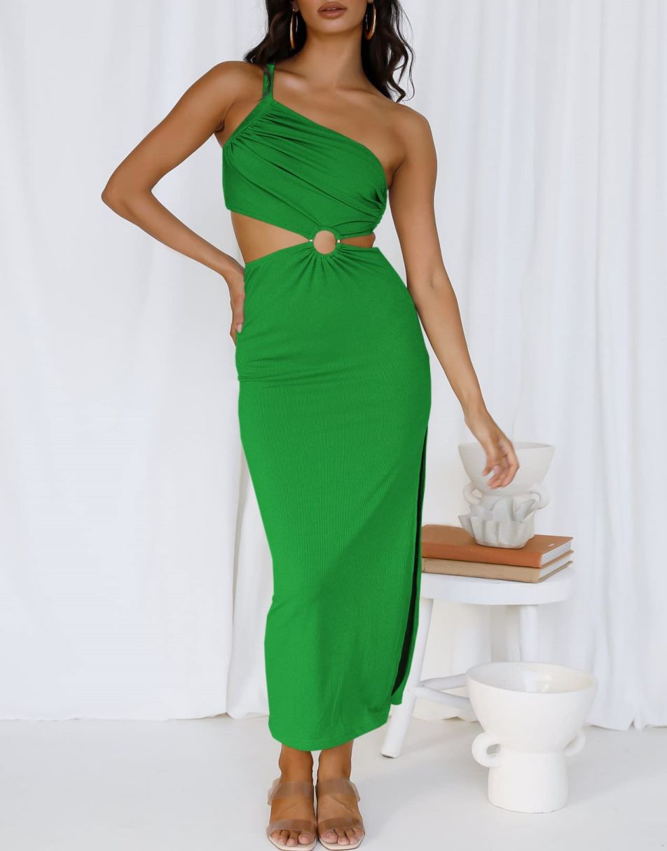 prom dresses low high Aqua Ruffled High-Low Prom Dresses Lace Applique Evening Dress 24046 Aqua / US4