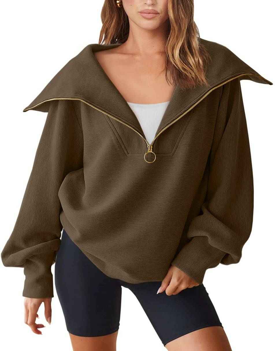 ANRABESS Women's Hoodies 2023 Fall Jacket Oversized Sweater Long Sleeve  Sweatshirts Casual Dressy Tops Zip Up Trendy Clothes Y2K Teen Girl  A989qianxing-XS at  Women's Clothing store